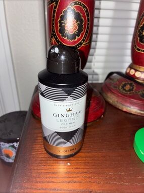 Bath & Body Works Gingham Legend for Men - Black, White & Gold